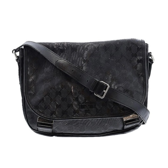 GUCCI Imprime Buckle Messenger Bag - Picture 1 of 13